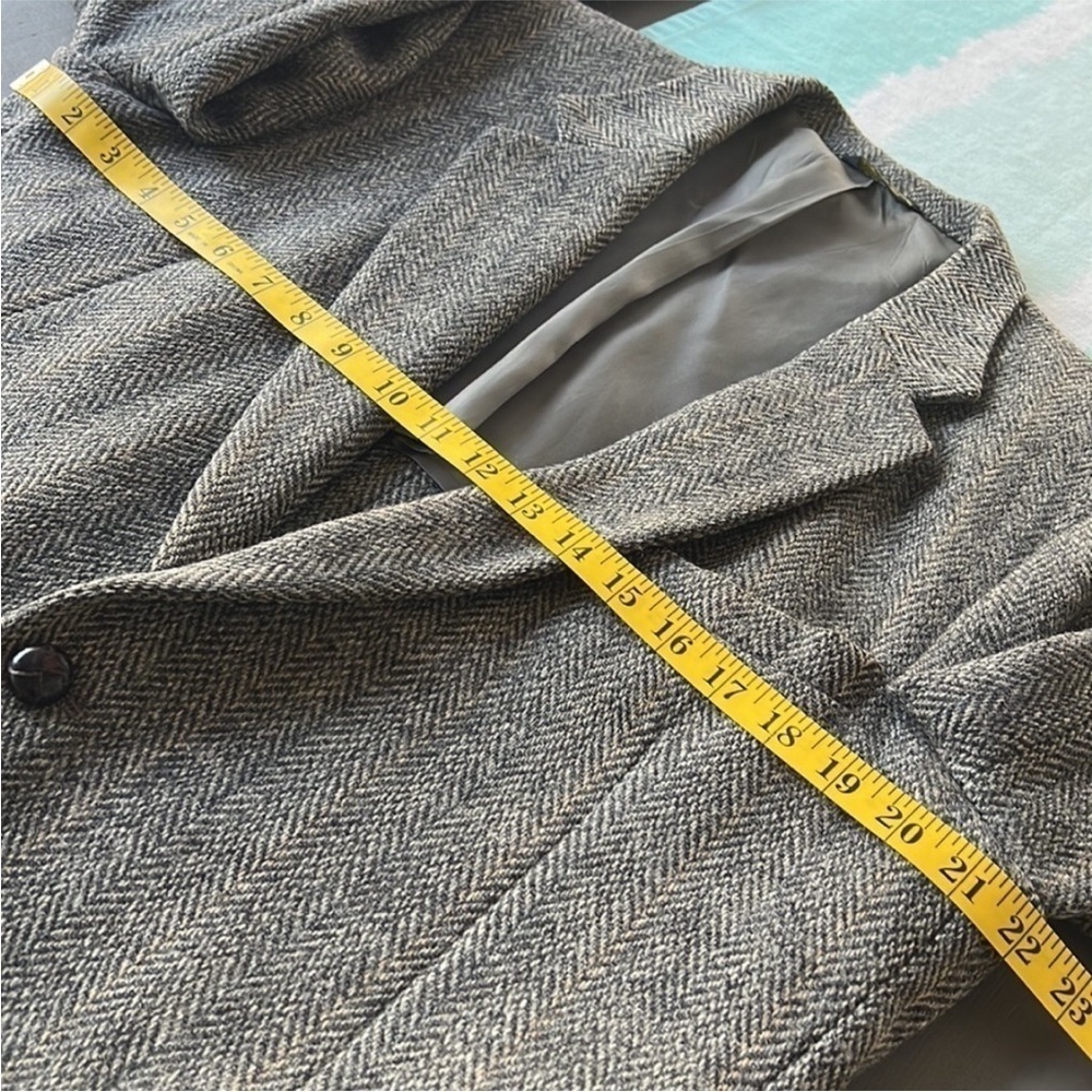 Vintage Harris Tweed Stafford Herringbone Wool Blazer Sports Coat Jacket - Picture 10 of 14